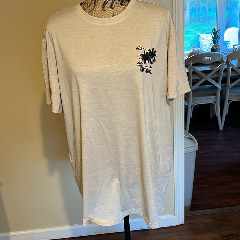 Vacation time - nice never worn tan t-shirt